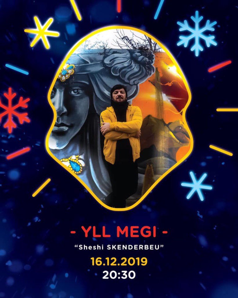 Yll Megi at Sheshi Skënderbeu — 16 December 2019